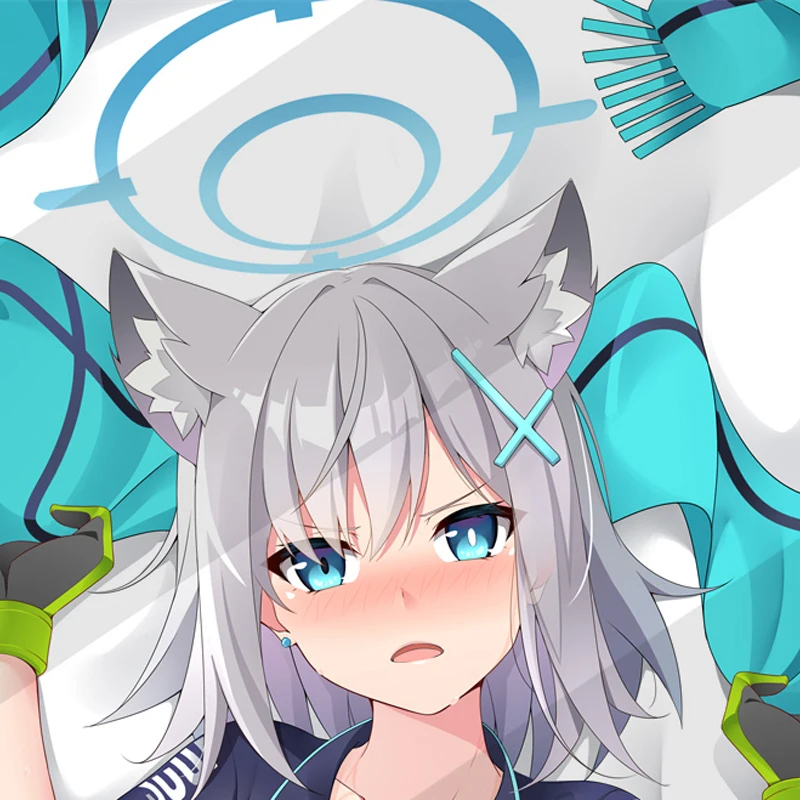 

Anime Dakimakura Pillow Case Sunaoami Shiroko Sexy and Busty Beautiful Girl Double-Sided Halloween