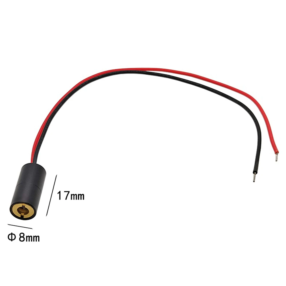 Φ 8X17mm 780nm 5mW 10mW Adjustable Focus Infrared Invisible Light Laser Module Emitter Radium Spotlight