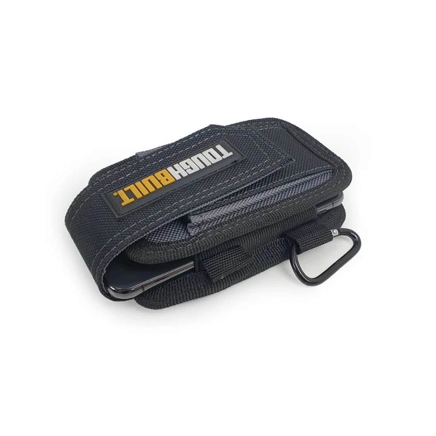 TOUGHBUILT TB-33 Smart Phone Pouch with Notepad and Pencil Compatible with Most Tool Belts, Heavy Duty Construction