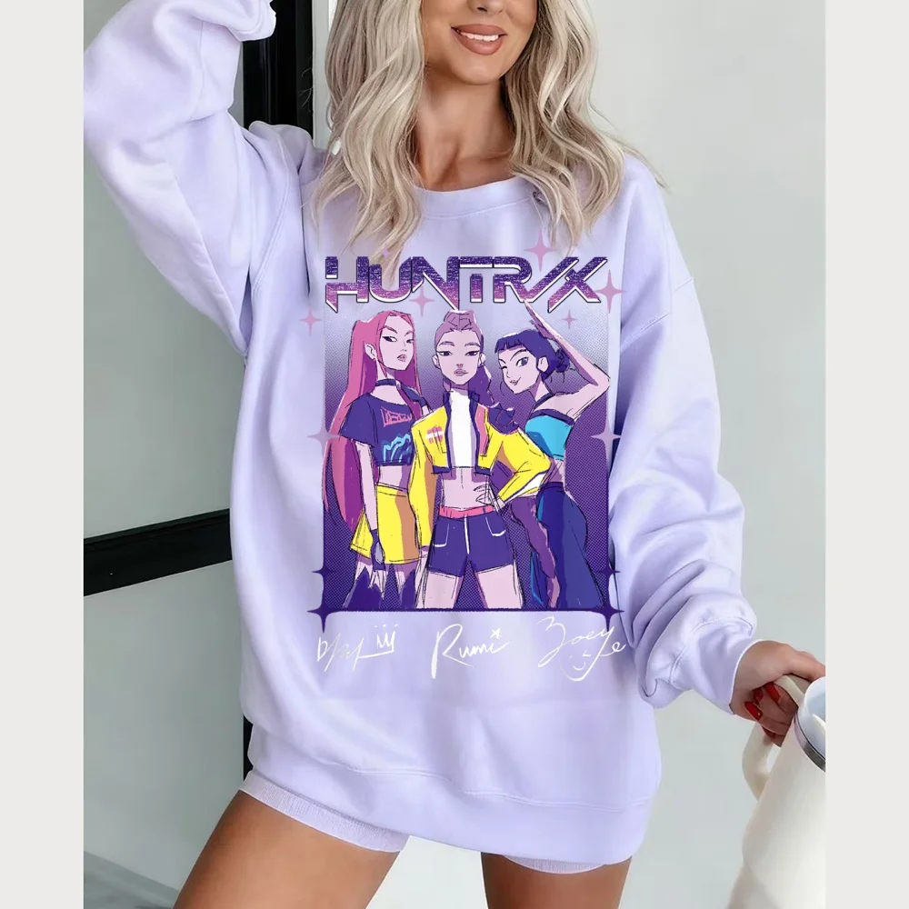 Nuovo Kpop Devil Hunter Pullover Abbigliamento per bambini Abbigliamento da donna Moda Ragazzi Vestiti Primavera Autunno Felpa Top