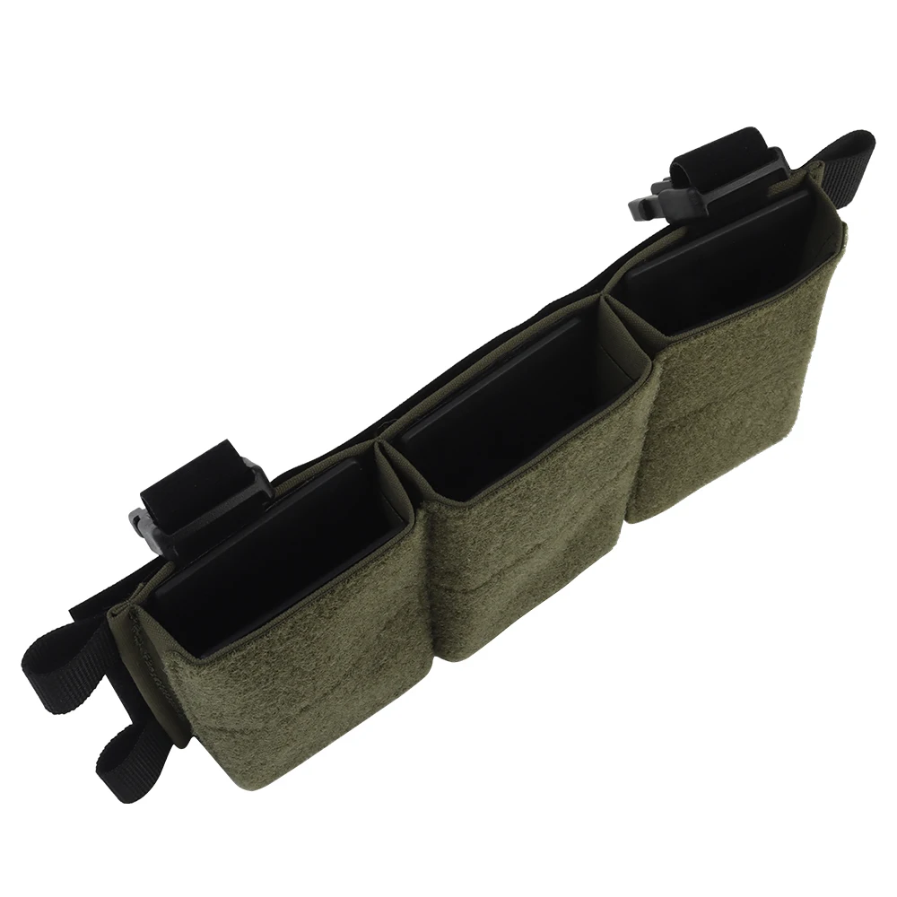 Bolsa táctica Triple 556 762 para KYWI, accesorio portador de placa para chaleco, SR, AR, SCAR, G3, AK, M4, Mag, LV119, HSP, Airsoft