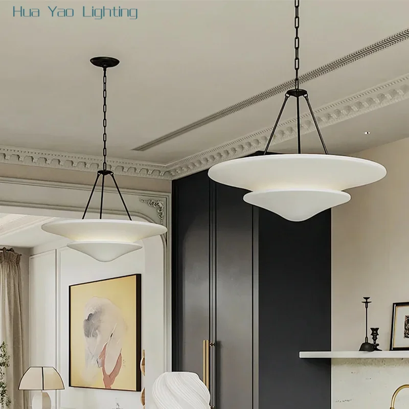 الأمريكية VC الفرنسية الفاخرة قلادة ضوء خمر مصمم الثريا غرفة المعيشة الطعام الرجعية فيلا غرفة نوم وابي سابي نمط الخفيفة