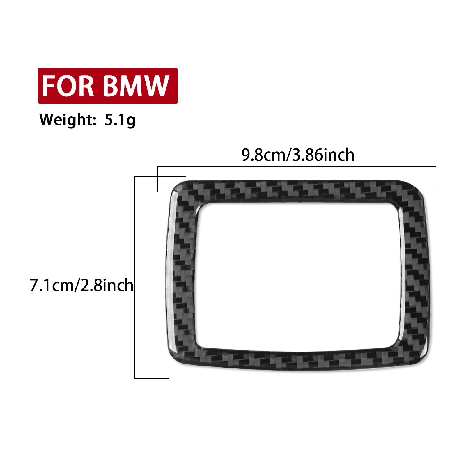 Real Carbon Fiber Car Accessories Rear Storage Decorative Trim Soft Cover Sticker For BMW Z4 E85 2003 2004 2005 2006 2007 2008 - view 5
