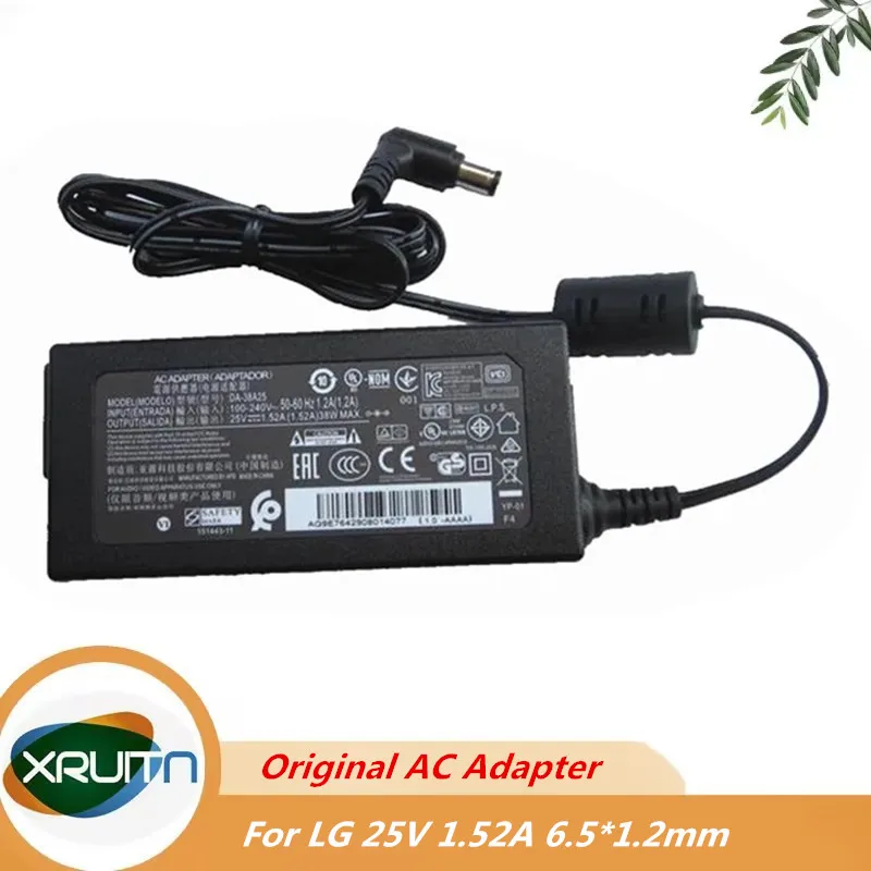 Original 25V 1.52A AC Power Adapter Charger for LG DA-38A25 DYF-2430 LH7 SH4 SK6F SOUND BAR EAY64290801 NB3540 NB3732A Adapte