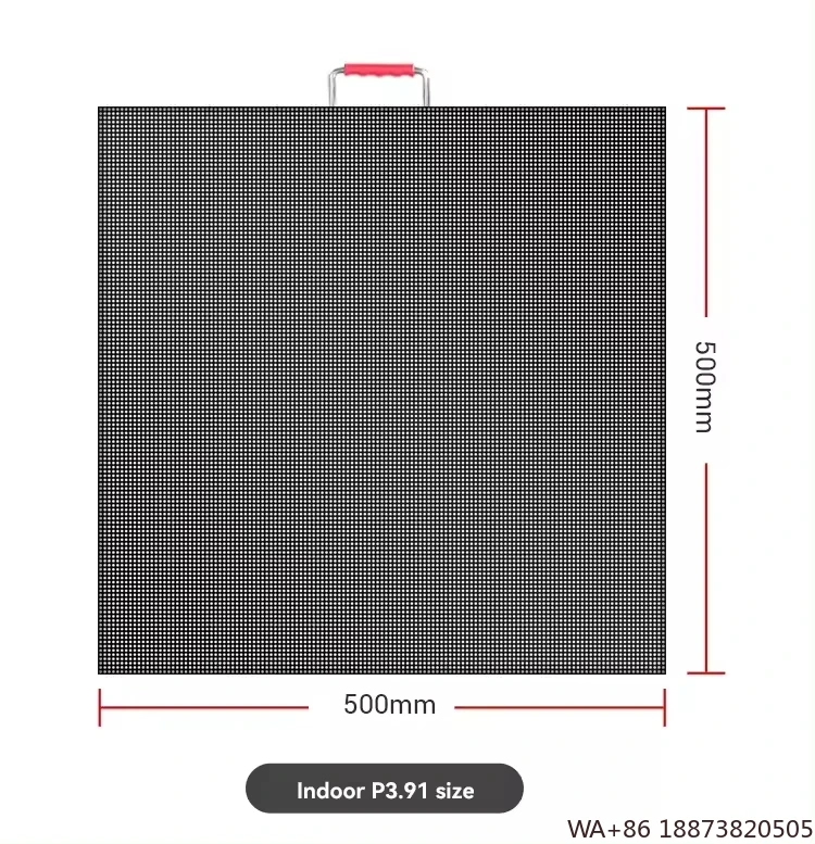 

LED Display P3.91 Indoor 500*500mm Digital Poster Video Wall Advertising Screen Indoor Rental Screen