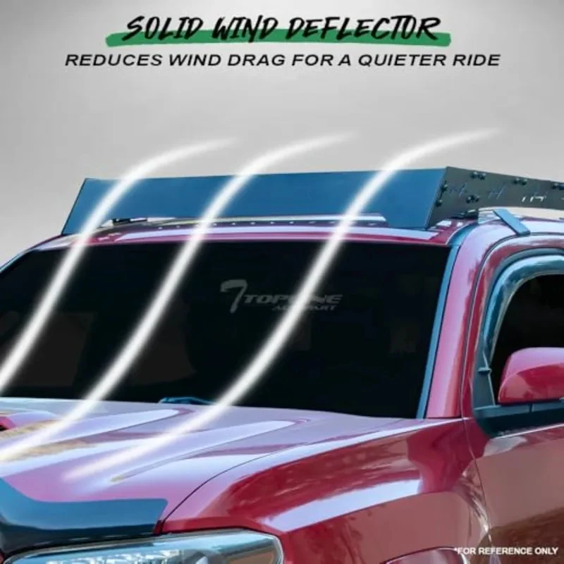 62 x 50 Inch Low Profile Roof Rack Compatible with 19-25 Sierra 1500 2022  Limited Crew Cab Black Window Frames Ca