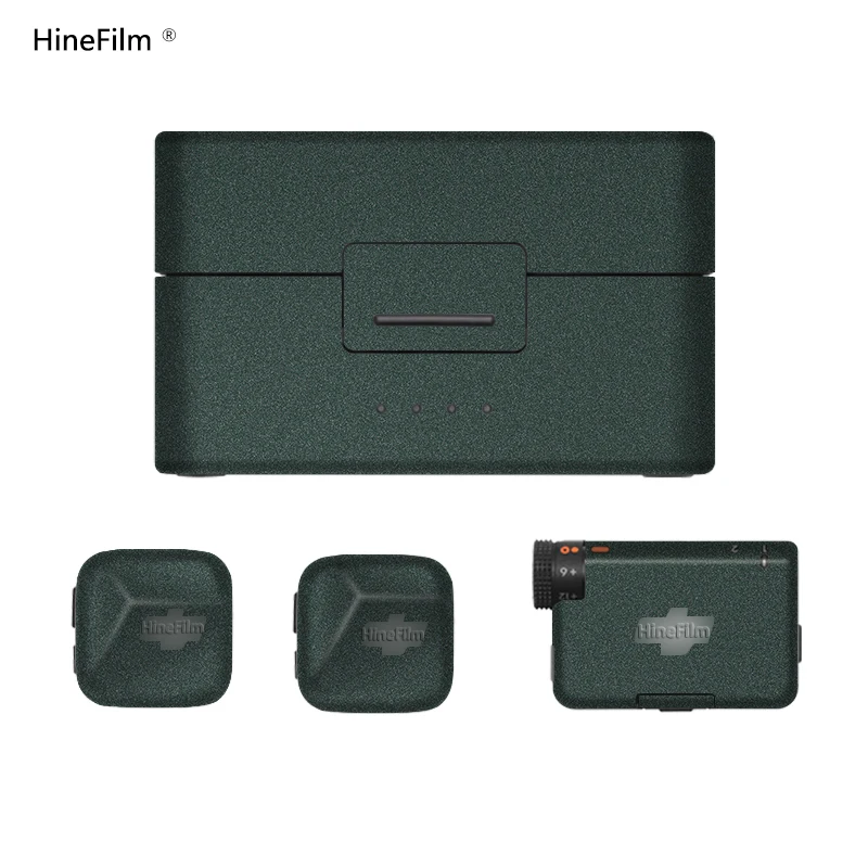 Hinefilm Skin für DJI Mic MINI Aufkleber Haut Schutzfolie für MIC MINI Wireless Mikrofon Aufkleber DJIMIC MINI Wraps Cover 4