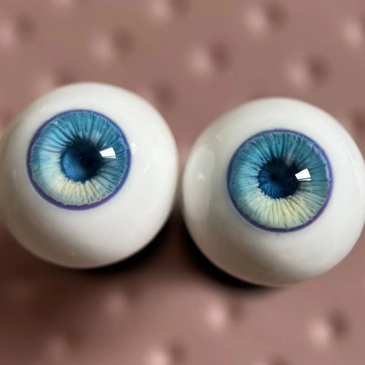 BJD doll eyes 1/3 plaster homemade eyeballs three-dimensional eye, pattern colorful floating gongying