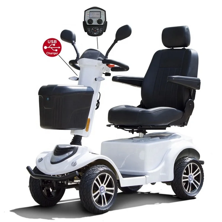 heavy duty elderly mobility handicap electric scooters 4 wheel for the disabled