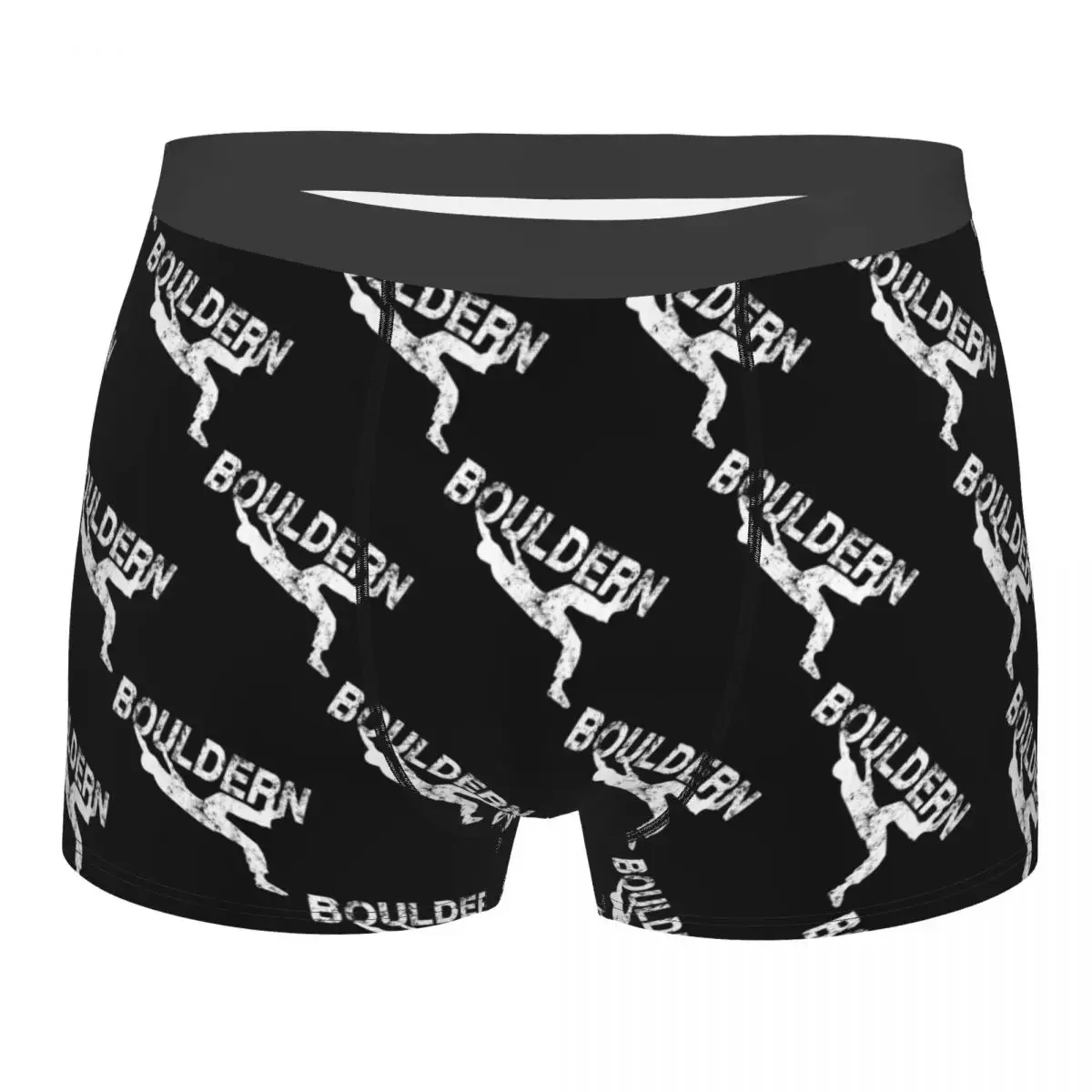 Bouldering Rock Climbing Underwear Male Sexy Printed Climber Boulder Wall Boxer Shorts Panties Briefs Breathable Underpants