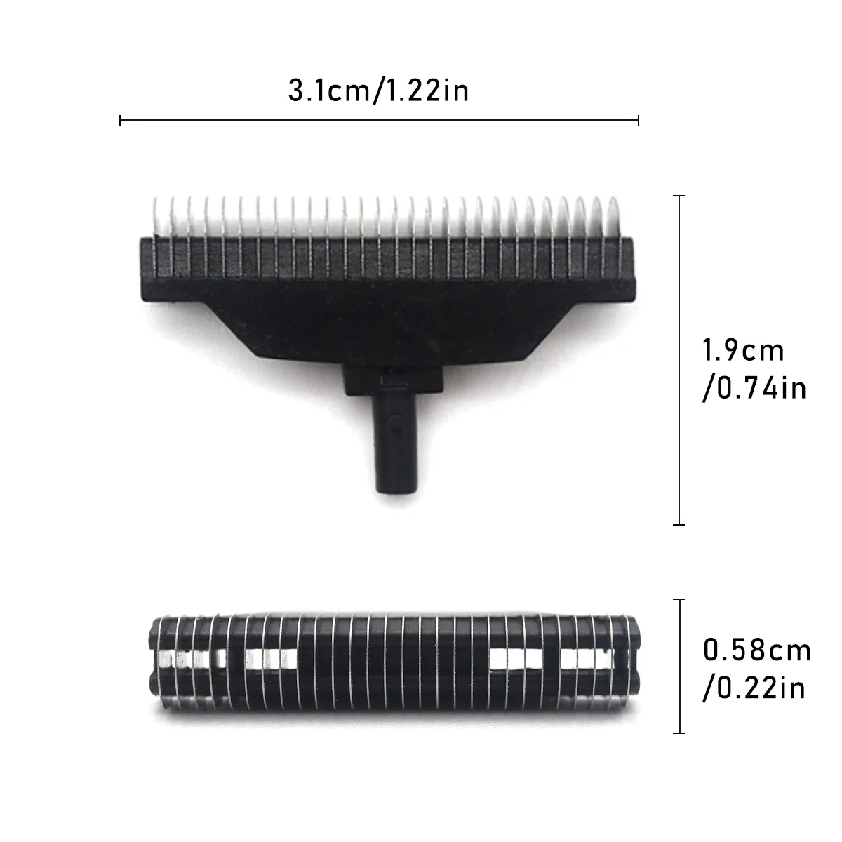 For Kemei KM-RS7098 Replacement Blade set Hair Clipper Blade Barber Cutter Head For Electric Hair Trimmer Cutting Replacement