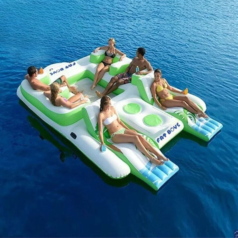 floating bed sofa cushion, inflatable large sofa, buoy roller, water ball recliner, floating table, paddling board, large