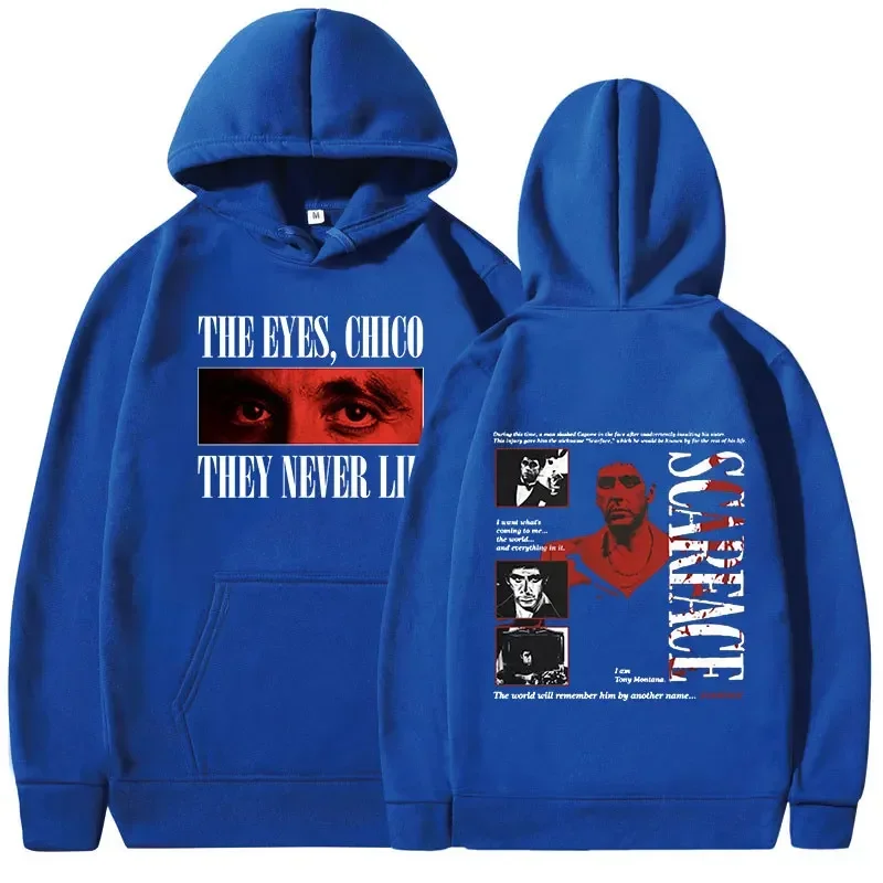 ملابس رياضية للرجال للخريف والشتاء، سترة سكارفيس لفيلم العصابات الكلاسيكي، ملابس شارع هيب هوب توني مونتانا آل باتشينو الخارجية #4