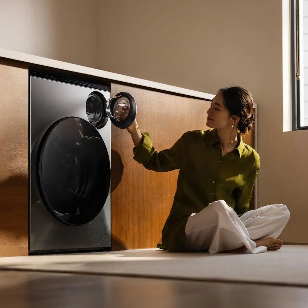 Mesin Cuci dan Pengering Dual Tube STLFOriginal Baru Otomatis Dual Zone