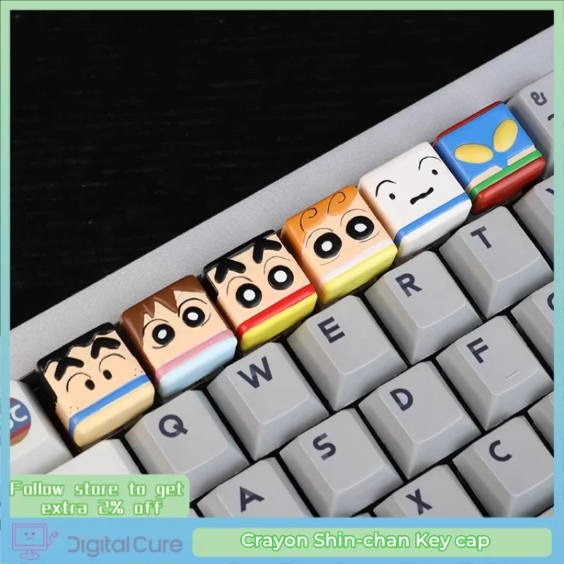 Xiaoxin Keycap Anime Theme Resin Cross Mechanical Keycap Personalized Gift Single 3d Stereoscopic Mechanical Keyboard Key Cap