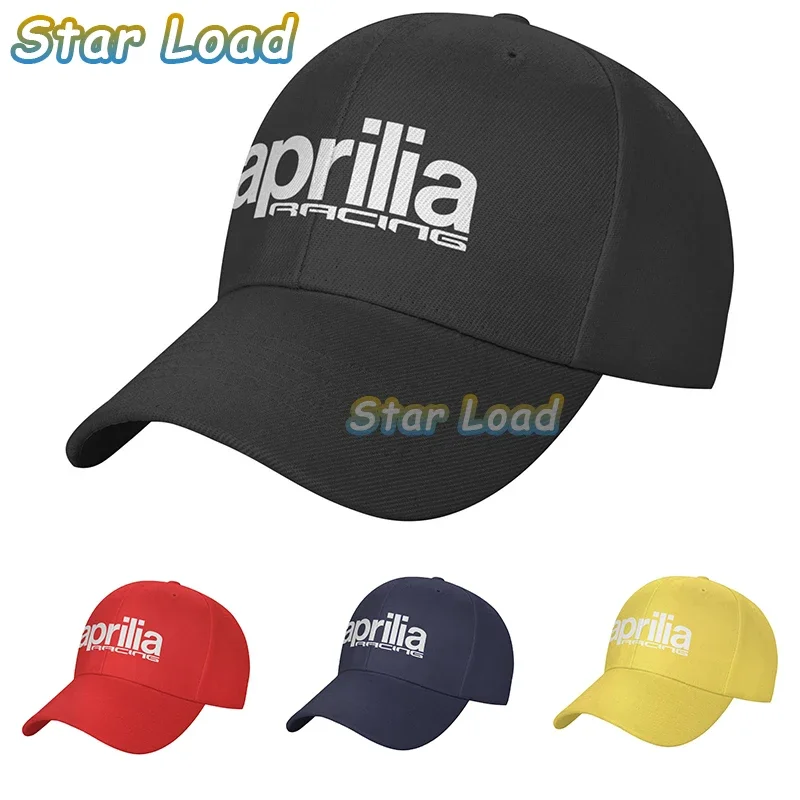 Aprilia Motorcycle Baseball Cap Hat Black Printed Mens Sport Hip Hop Sun Summer Casquette Snapback Solid Color Boys Bonnet