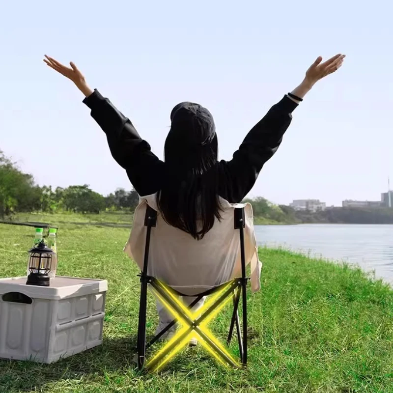 

Foldable Ultralight Camping Chairs Black Low Women Reclining Beach Chairs Backrest Outdoor Silla Playa Reclinables Furniture