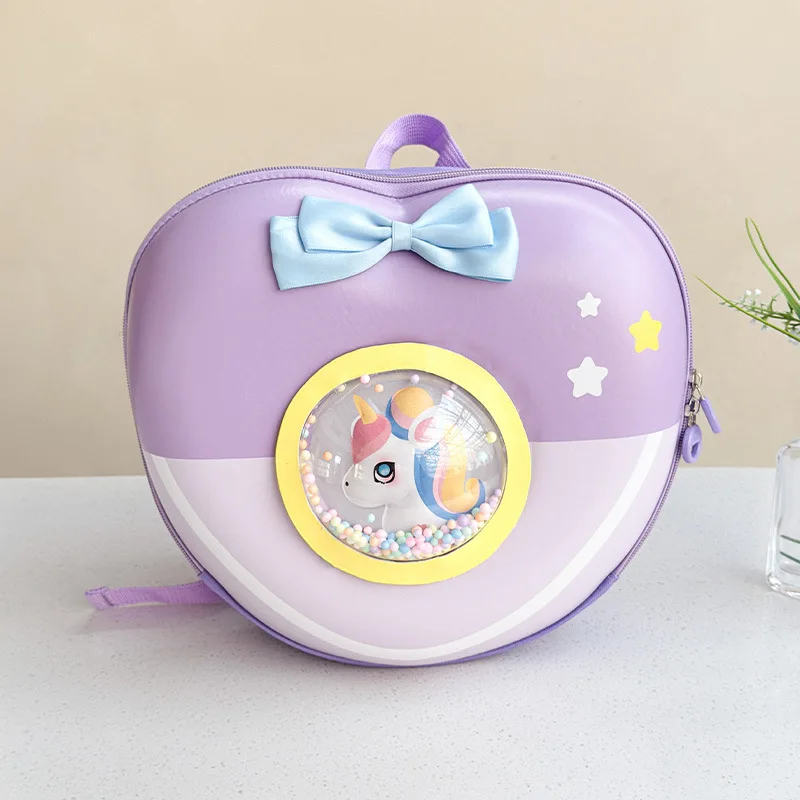 Princess Eggshell EVA Backpack Trendy Children's School Bag for Girls Toy Dual-Shoulder Bag for Kindergarten
