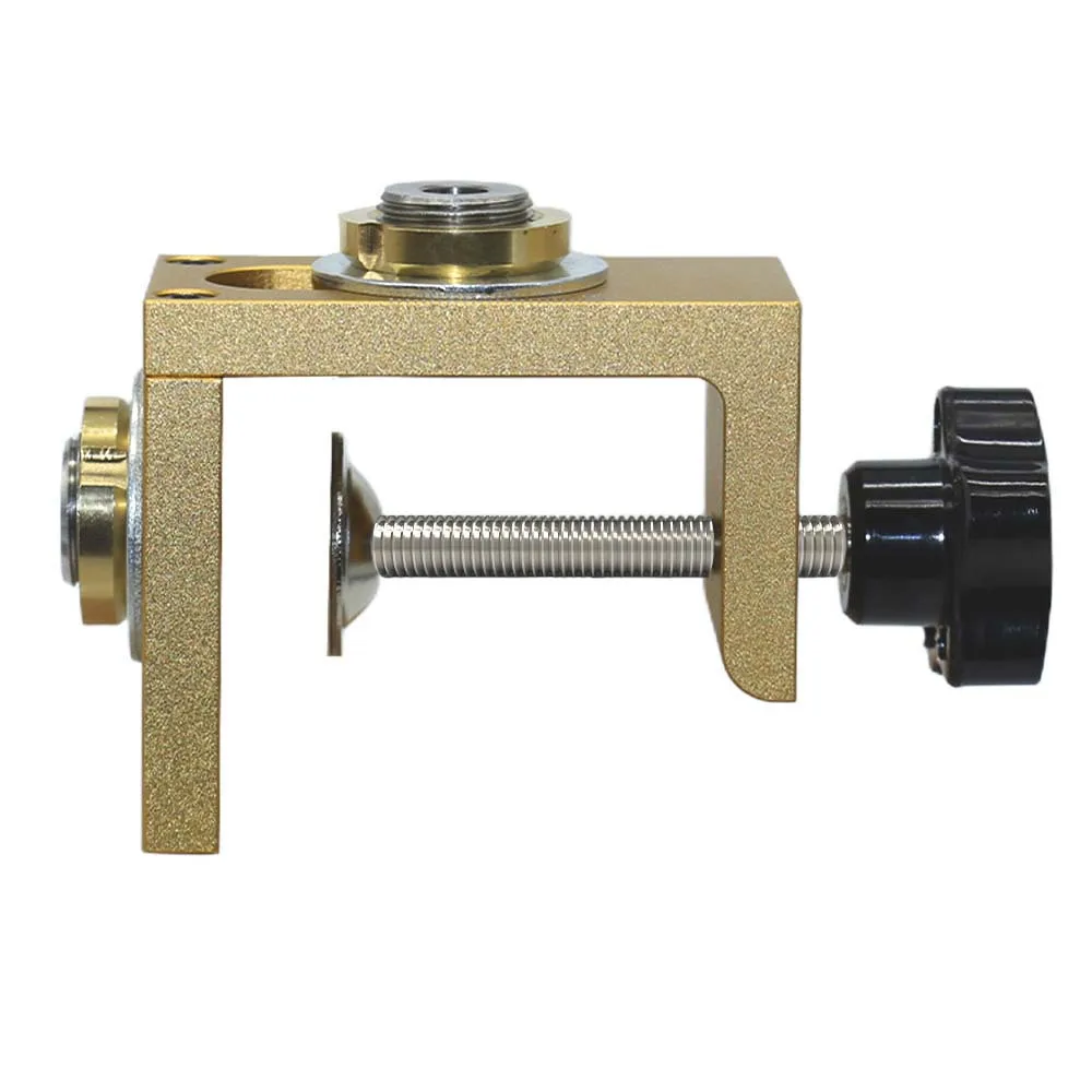 3 في 1 Doweling Jig Kit النجارة قابل للتعديل الخشب وتد لكمة محدد الألومنيوم جيب ثقب الرقصة ، أداة دليل ثقب الخزانة