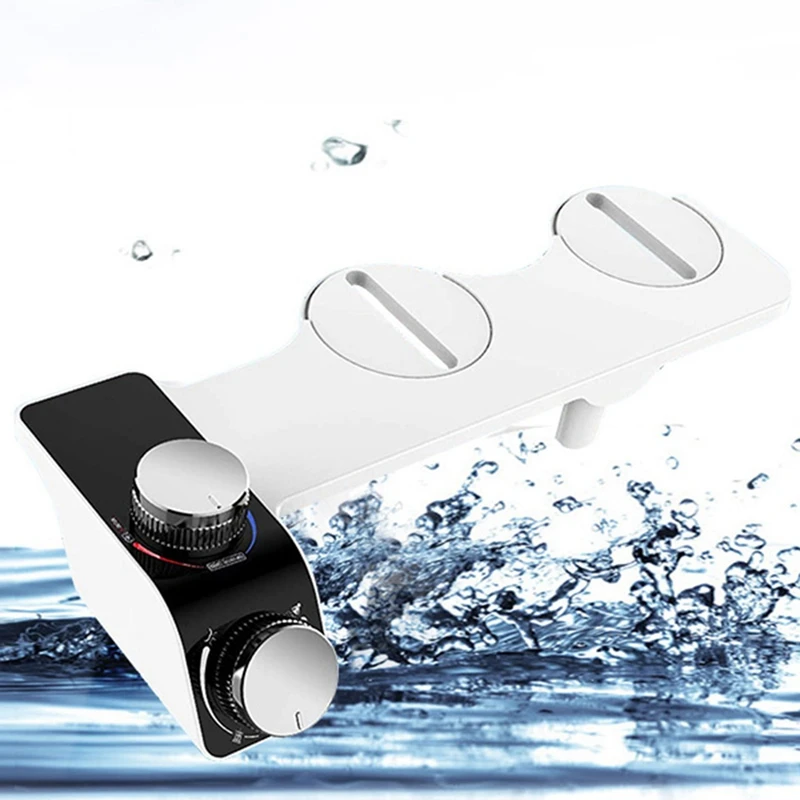 Hot And Cold Dual Spray Multifunctional Simple Installation Bidet No Electricity Smart Toilet Seat Butt Flusher