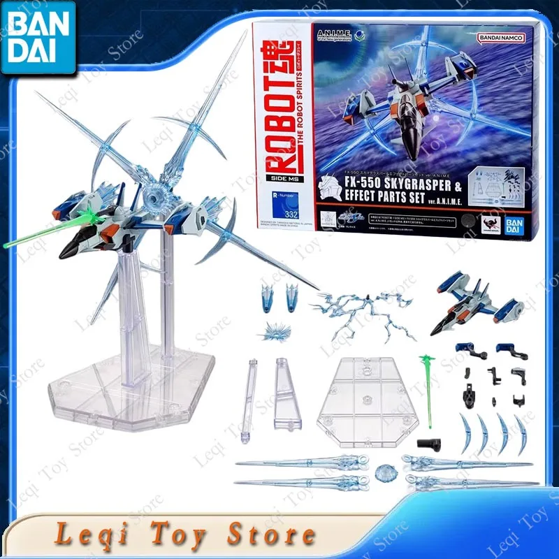 

Bandai Genuine THE ROBOT SPIRITS 332 FX-550 SKYGRASPER & EFFECT PARTS SET Action Anime Figures Toys Kids Gift Model Ornaments