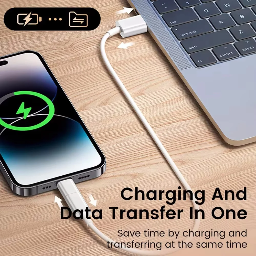 USB C To Lightning Adapter For iOS Male to Type C Female Converter Fast Charging For iPhone 15  Type C IOS Data Transfer Adapter