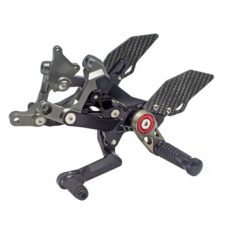 For Ducati Street Fighter V4 2018-2024 PANIGALE V4S V4 V4R V4 Motorcycle Whole CNC & Carbon Fiber Racing Rearset