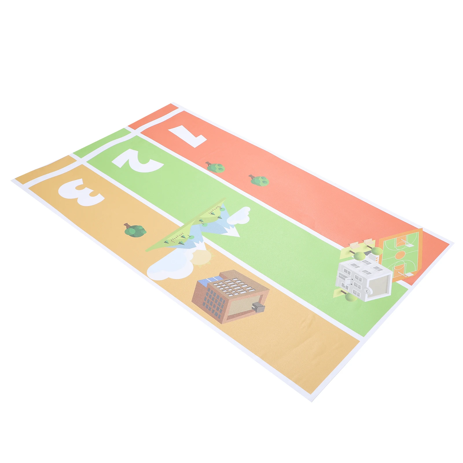 

Colored Runway Stickers Self Adhesive Floor Track Tape Decorative Playground PVC Reusable Road for Indoor Outdoor Hallways Malls
