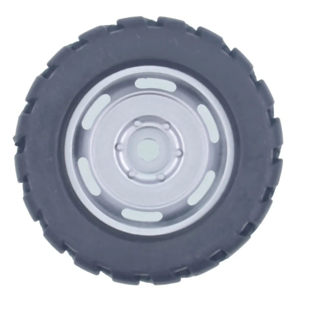 1pc 43mm Motor Rubber Wheel Tracking Car Model Electric Motor Wheel With DC Motor Coupling DIY Robot Car Chassis Kit Toy Parts