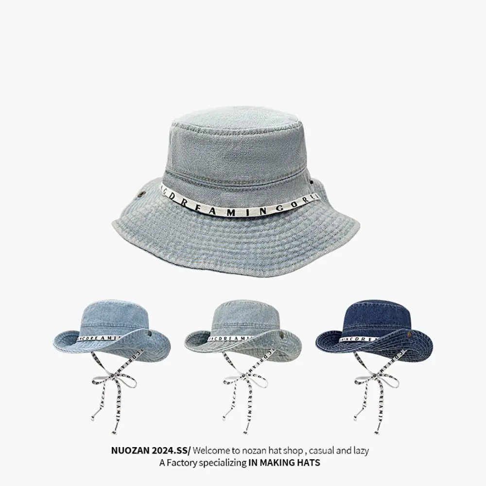 

Leisure Face Covering Fisherman Hat Washed Distressed Personalized Sunshade Basin Hat Sun Protection Fashionable Beach Hat