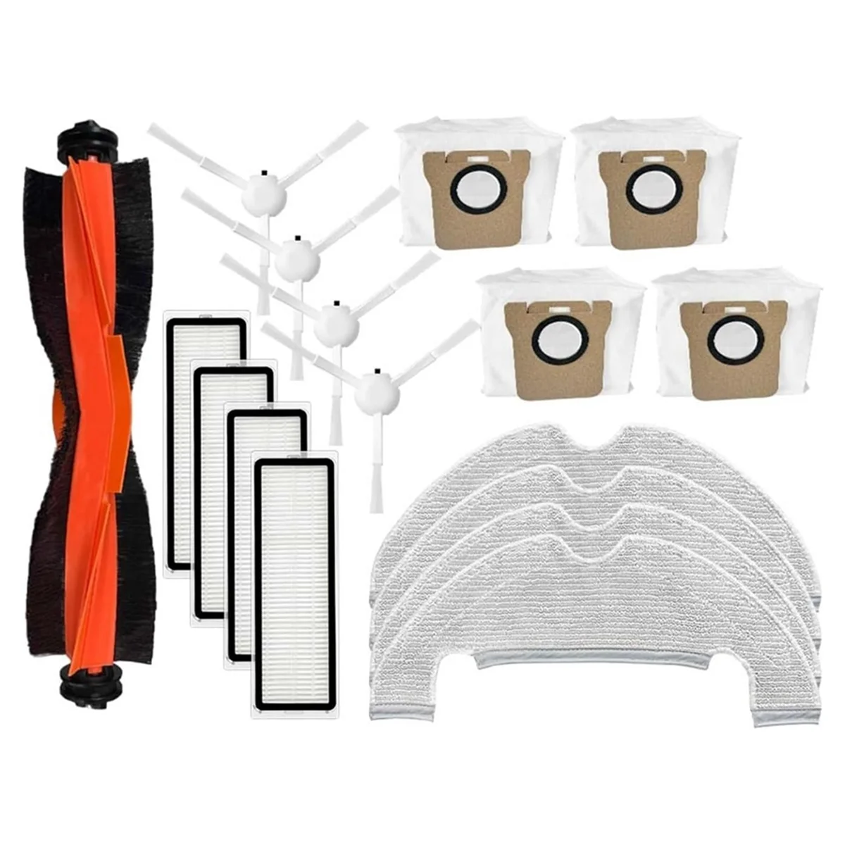 สําหรับ Xiaomi X10/B102GL เครื่องดูดฝุ่นหุ่นยนต์หลักแปรงด้านข้าง HEPA FILTER Mop ผ้าฝุ่นอะไหล่ทดแทน