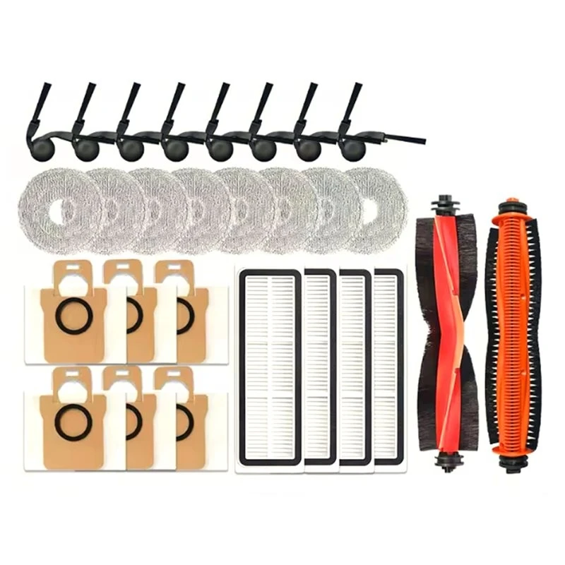 N85R-For Robot Vacuum Cleaner 5/OV31GL Replacement Spare Parts Main Side Brush Mop Cloth Filter Dust Bag Accessories