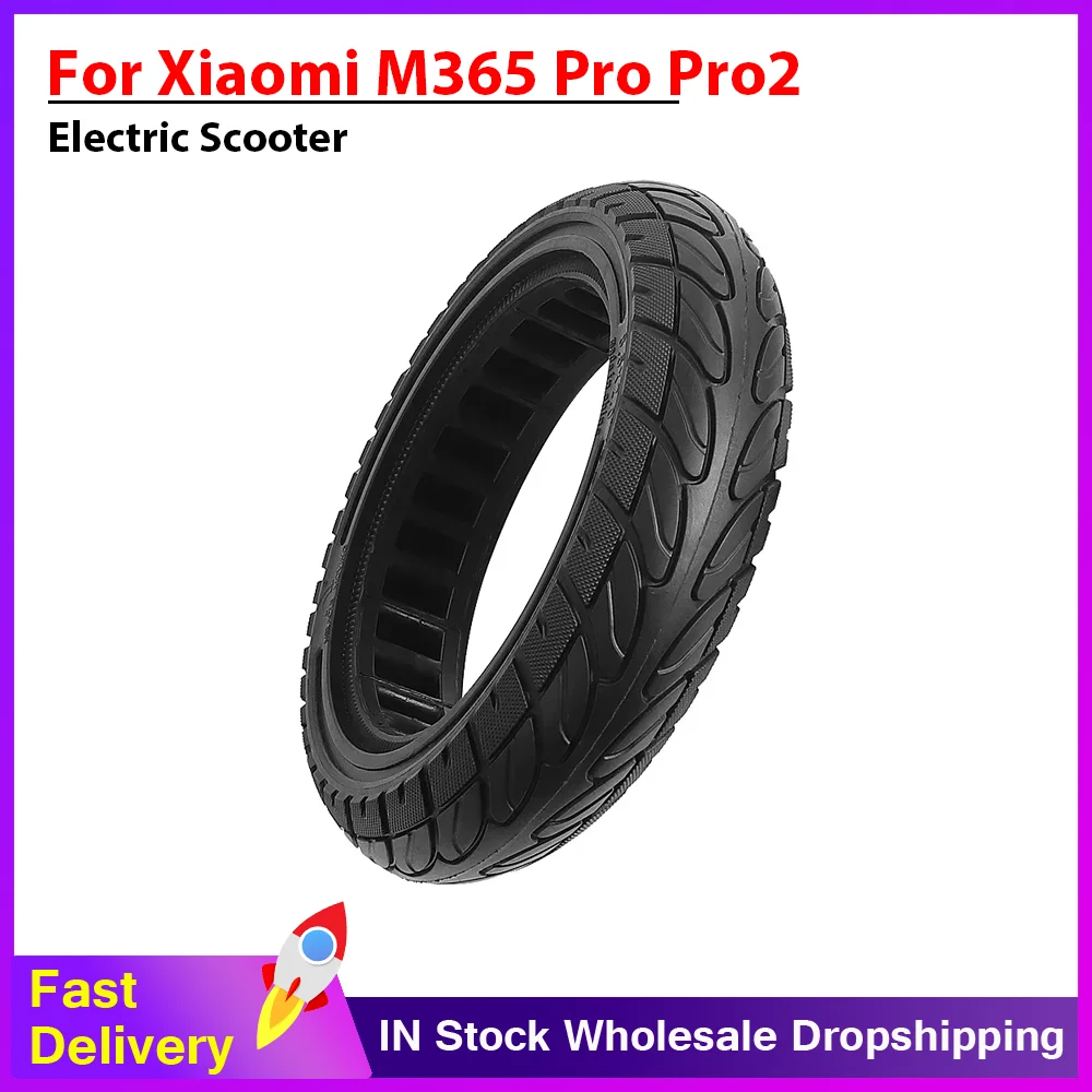 Neumático sólido de 8,5 pulgadas para Xiaomi M365 Pro Pro2 Mi3 1S, neumático de goma resistente al desgaste, accesorios para patinete eléctrico, neumáticos que absorben los golpes