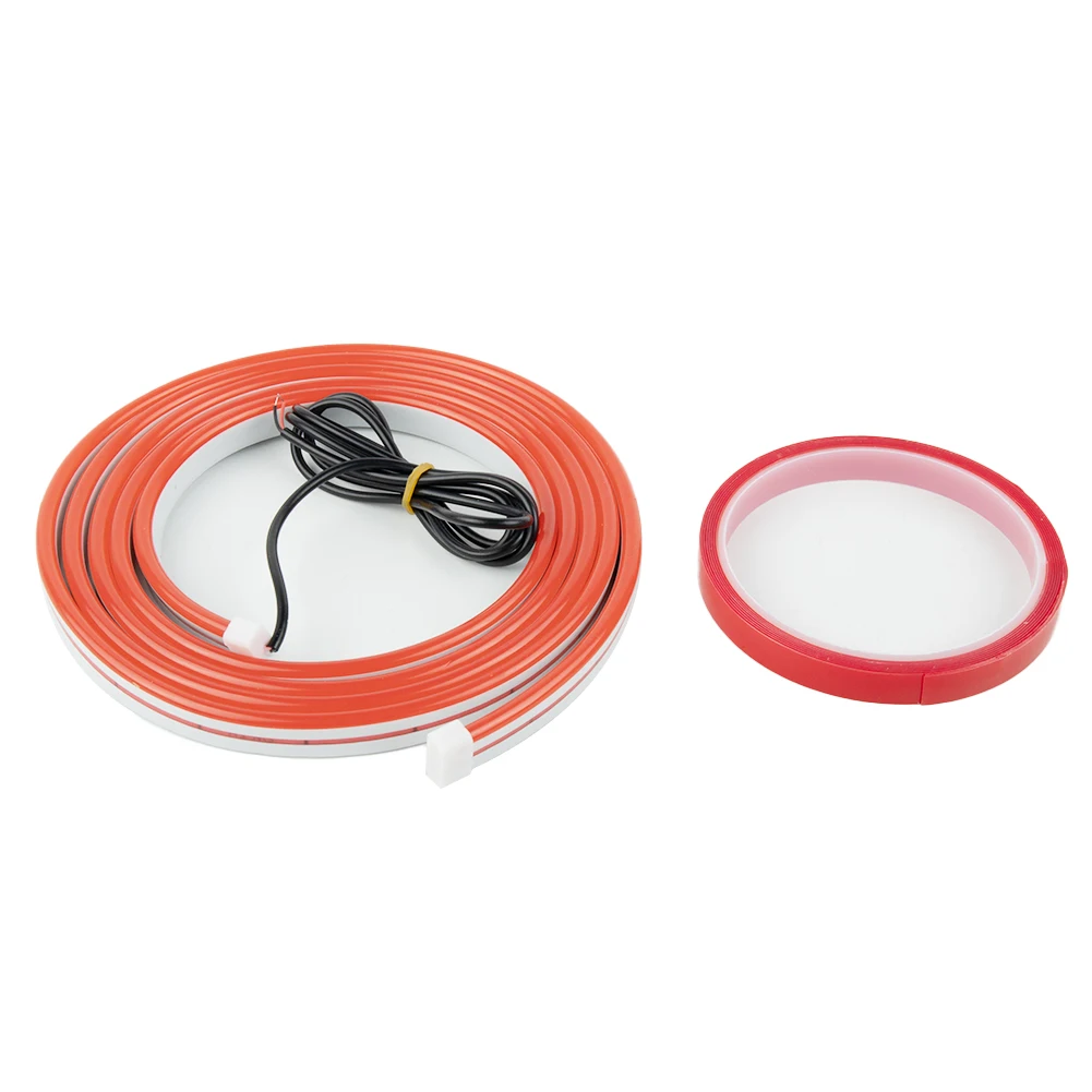 Multi Functional 2M LED Daytime Running Light Strip Flexible Car Hood Light Waterproof for Home Decorative Lights