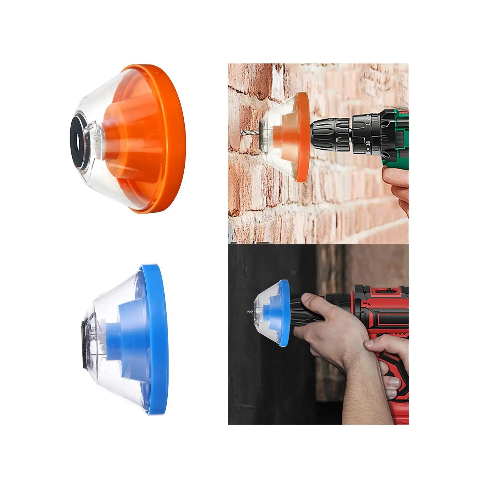 Drill Dust Cover Dust Bowl Device Easily Install Power Drill Dust Catcher for Engineering Installation
