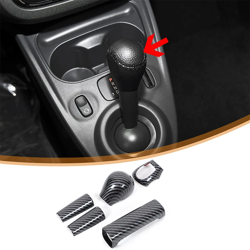 

Для Smart 453 Fortwo Forfour крышка головки шестерни ручка переключения передач корпус ручного тормоза аксессуары для украшения салона автомобиля
