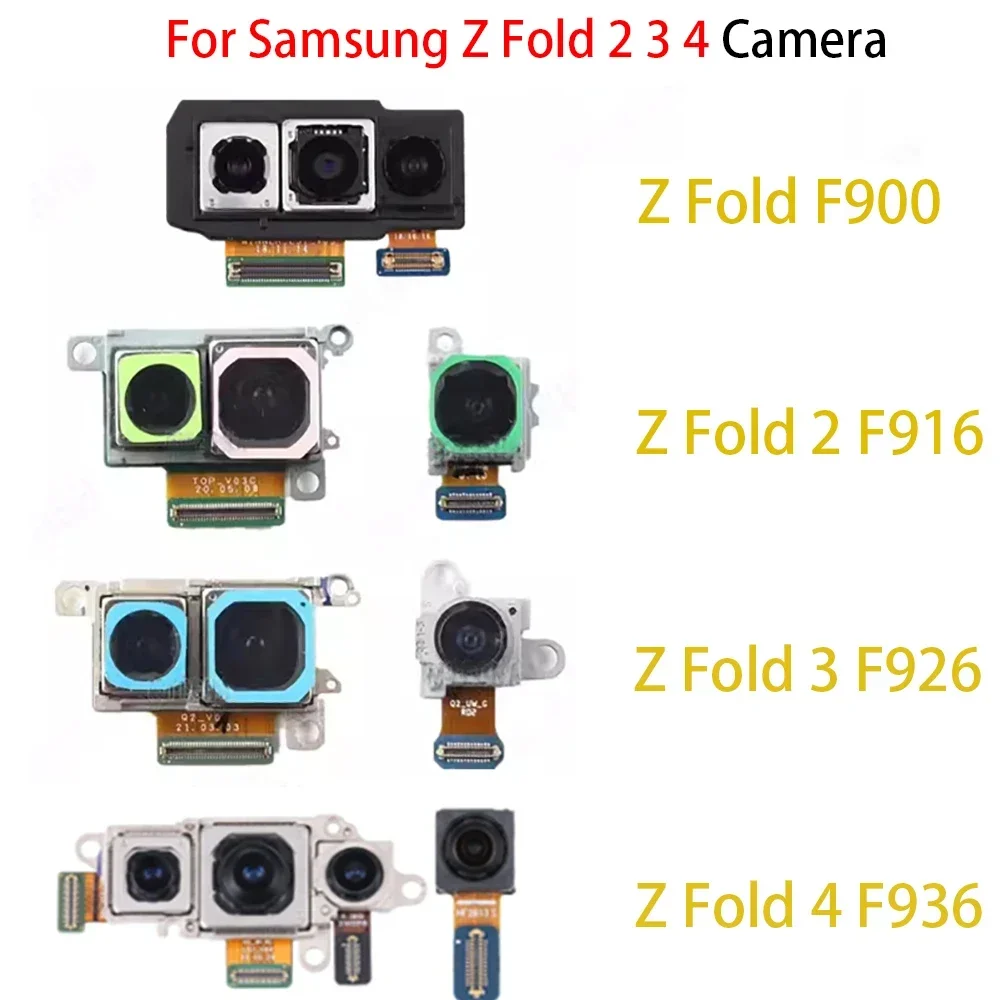High-quality Camera Back Front Small Facing Camera Wide Camera For Samsung Galaxy Z Fold 2 3 4 F900 F916 F936 Repair Parts