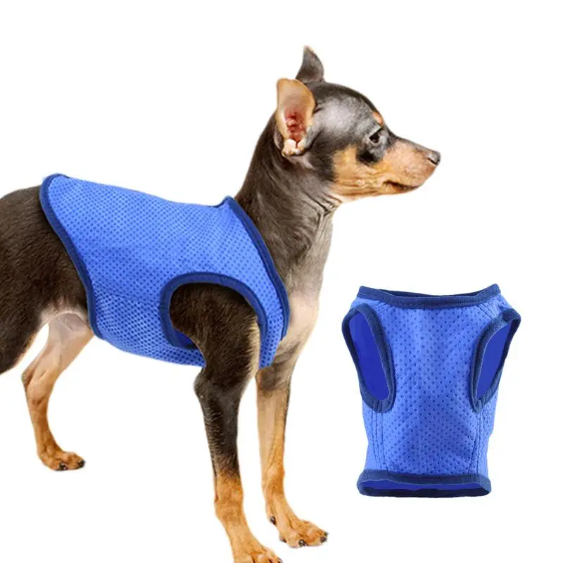 Breathable Dog Vest Sweat-Wicking Breathable Cooling Vest Comfortable Skin-Friendly Dog Vest Fashionable Pet Clothing For