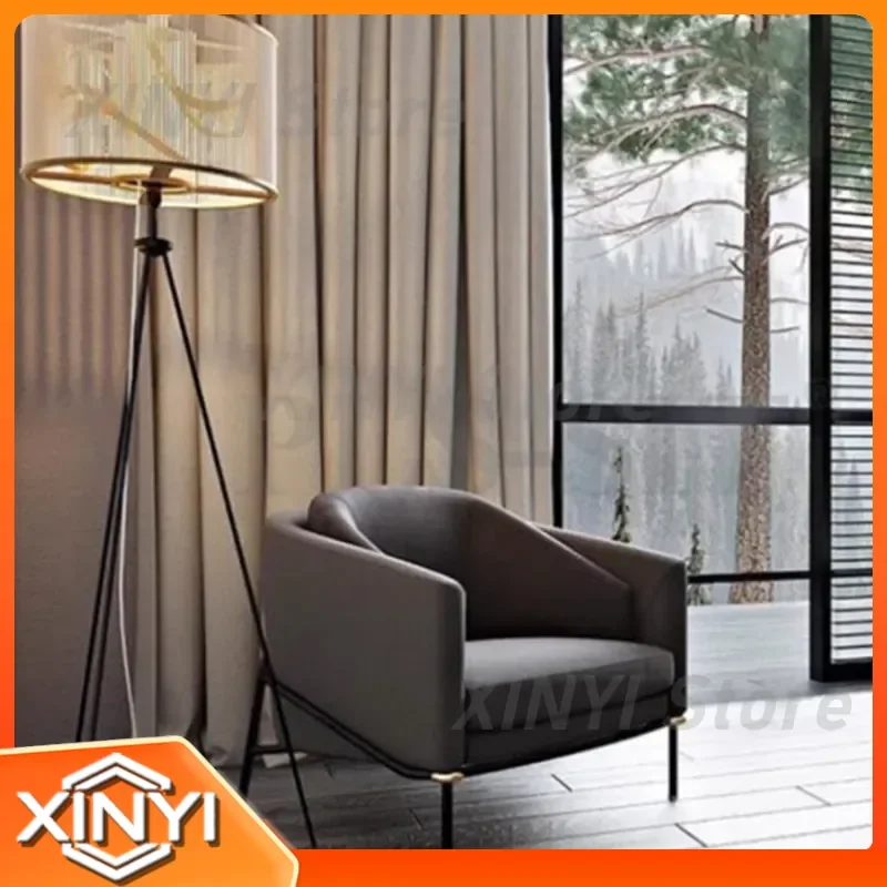 Postmodern Simple Business Fabric Soft Bag Leisure Reception Negotiation Single Sofa Chair for Hotel