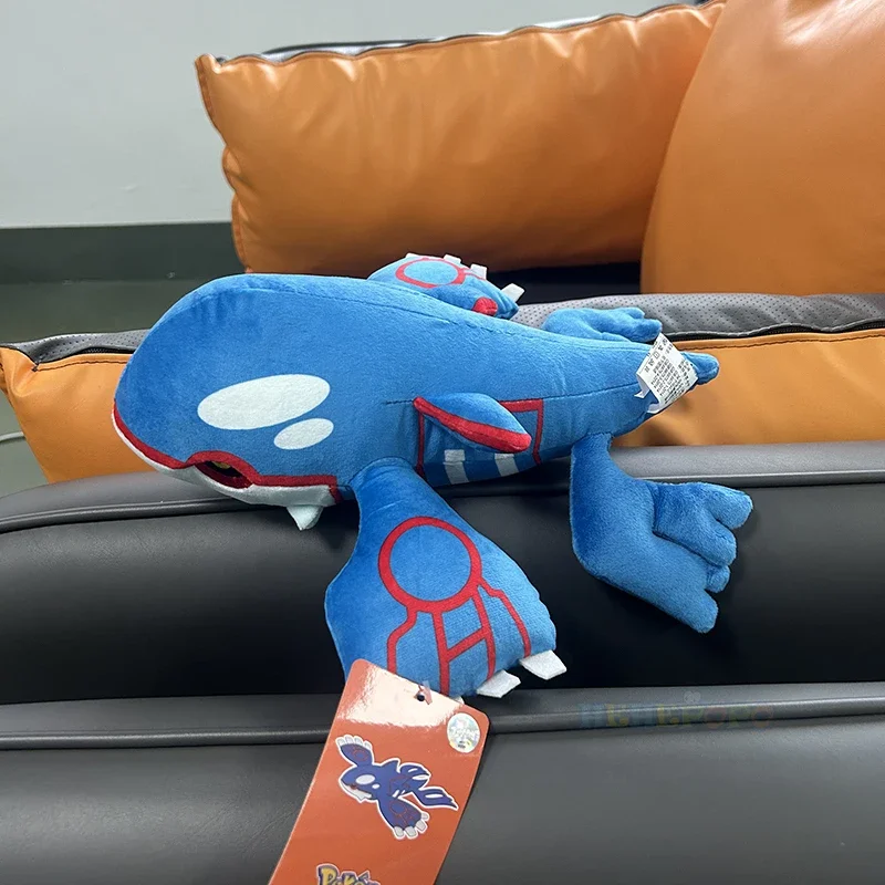 30cm oryginalny legendarny Pokemon pluszowy Kyogre miękkie lalki Anime rzuć poduszka wypchane zwierzę prezent urodzinowy dla dzieci