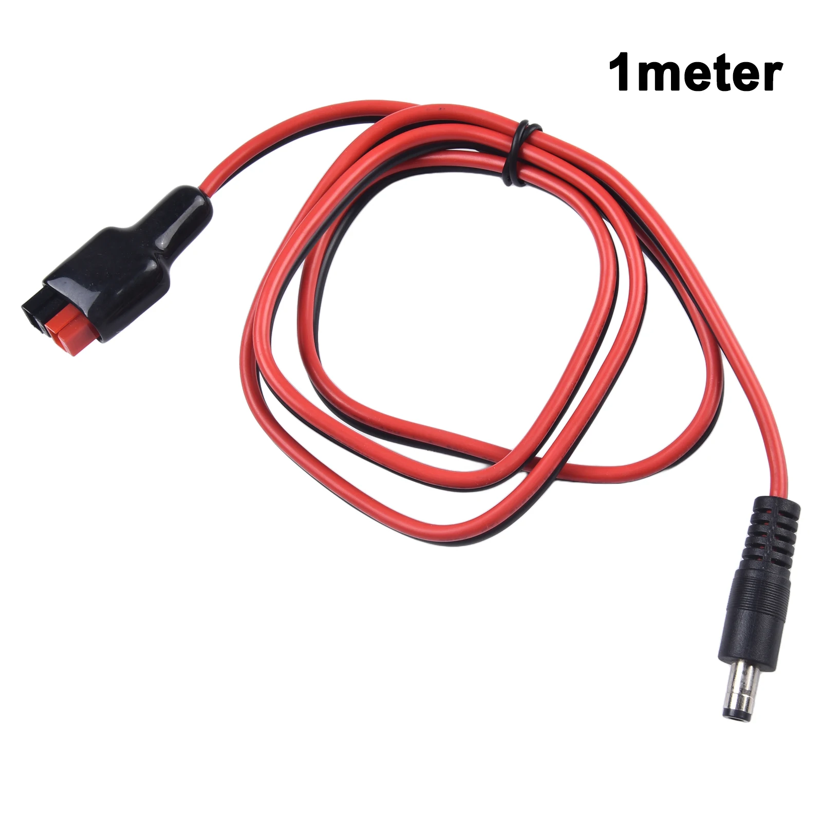 Recreational Vehicle Solar Adapter Cable 1m Long DC 5 5x2 5mm 18A Current Compatible with Power Pole Connectors