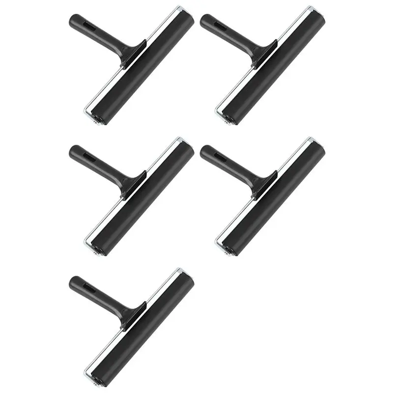 ABKW-5Pcs 8-Inch Rubber Roller, Brayer Roller Brush For DIY Art Craft Painting, Print, Printmaking, Ink And Stamping