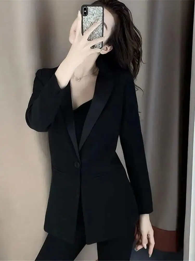 Damski garnitur Bla Slim Fit Jaet 2024 Nowy Krótki Rękaw Długi Rękaw Cleanfit Profesjonalny Strój do Pracy Modny Elegancki