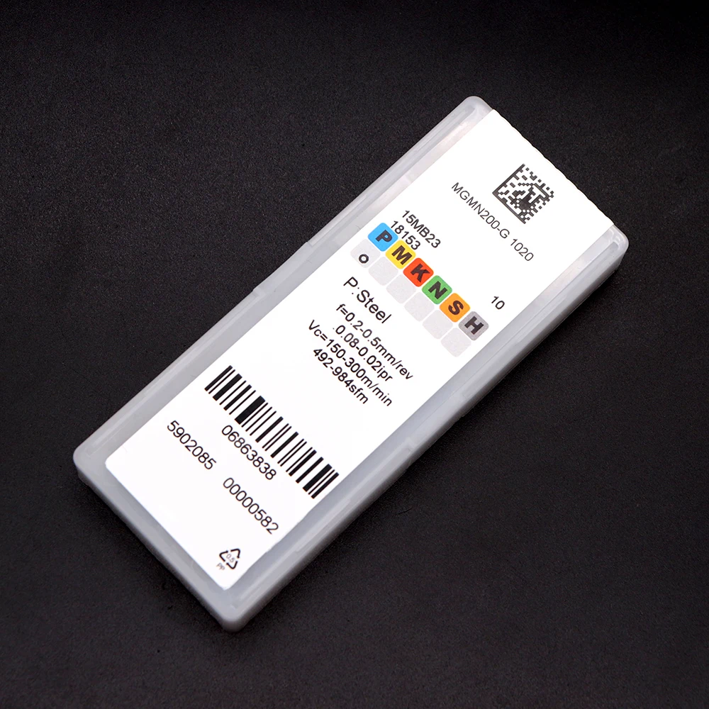 Alat Grooving 1020 MGMN200 G Slot Karbida Baja 2Mm Berslot Berkualitas Tinggi untuk MGEHR