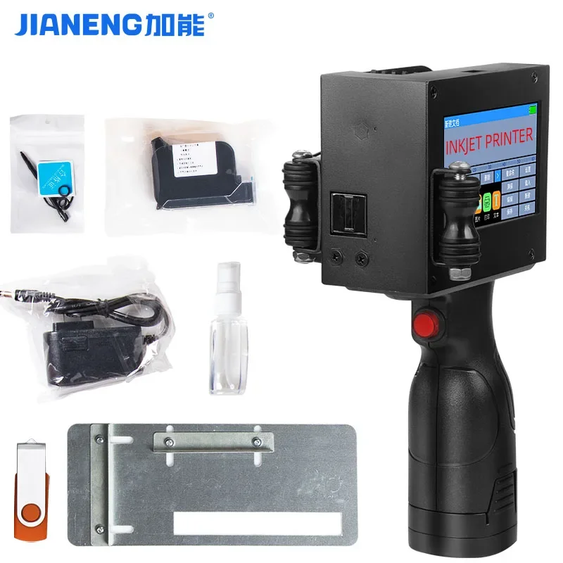 

Yunyi Jianeng Portable Expiry Manufacture Date Batch Handheld Industrial Inkjet Printer Hand Jet Printer for Sale