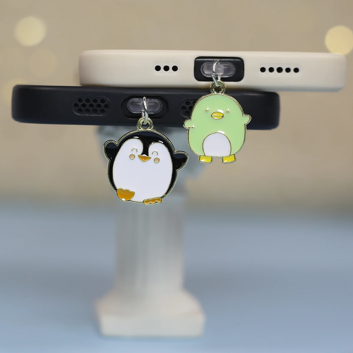 Happy And Cute Penguin Phone Dustproof Plug Phone Accessories Diy Jewelry Pendant For Iphone/Xiaomi/Samsung/Type-C Special Gift