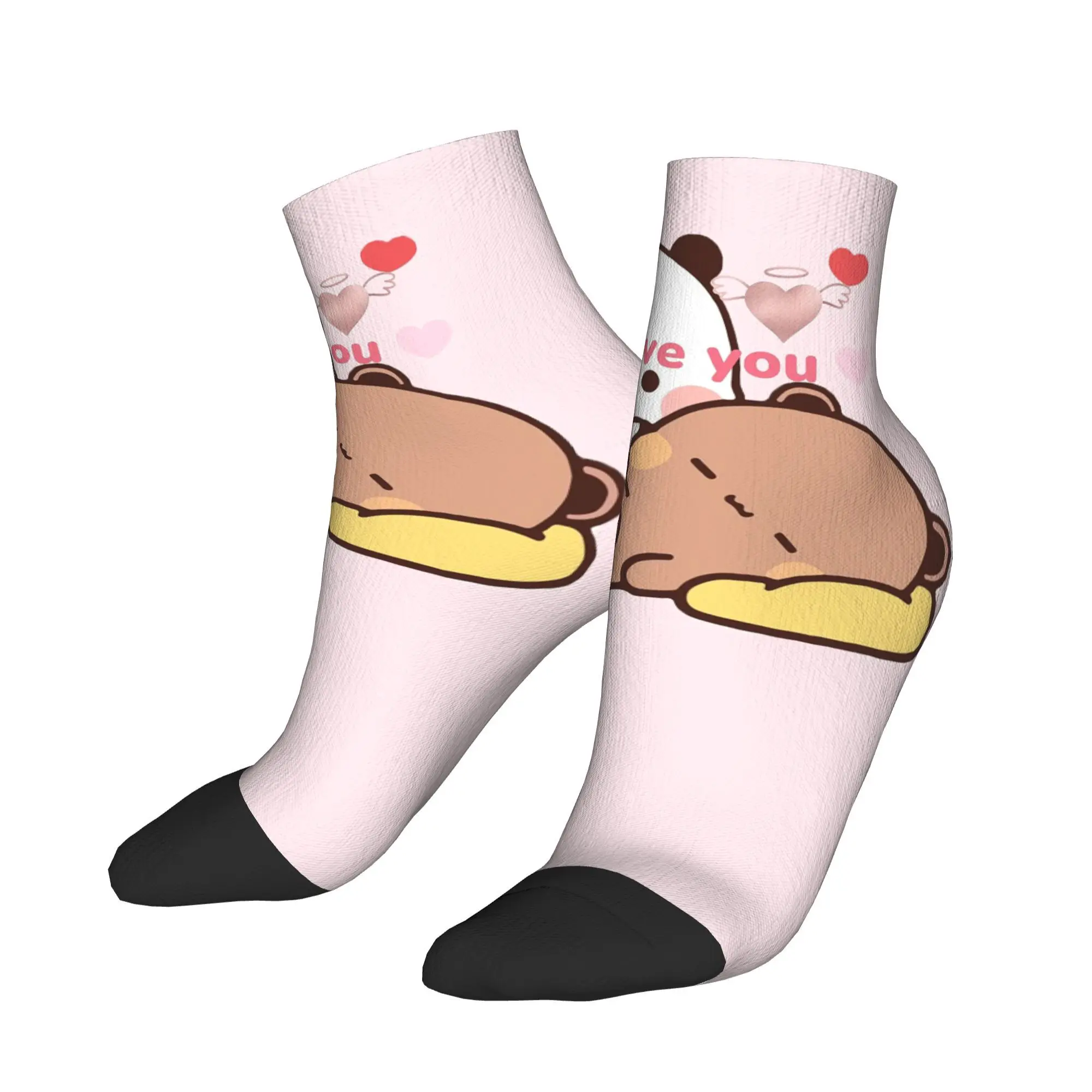 

Peach And Goma Bubu Dudu Balloon Socks Harajuku Stockings All Season Socks Accessories for Man's Woman's Christmas Gifts