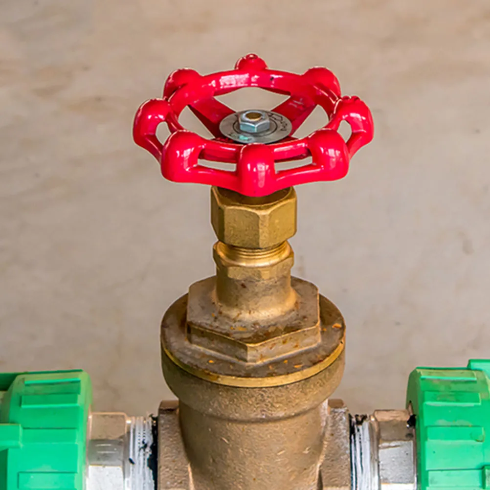 

Valve Replacement Gate Handles Hose Water Shut Off Spigot Shower Control Round Metal Handle Gas Wheel Outside Handle Durable