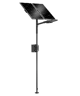 100W STQ All in Two Waterproof IP65 Energy Saving Outdoor Solar Power LED Street Light with High Conversion Efficiency