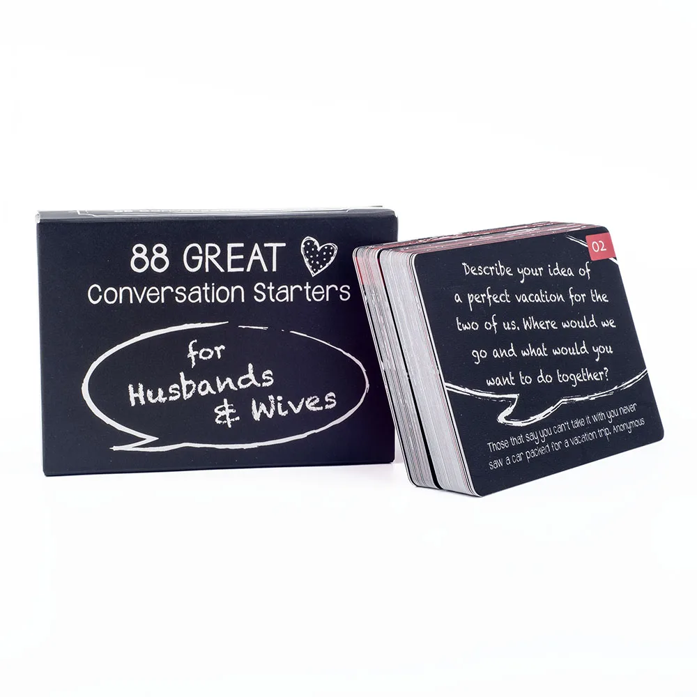 88 GREAT Conversation Starters Tabletop Cards Of Group Games For Parties Precognition & Divinatio Oracle Set